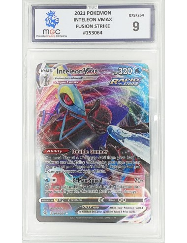 2021 Pokemon - Inteleon Vmax - Fusion Strike - 9 | Collectibles Ninja