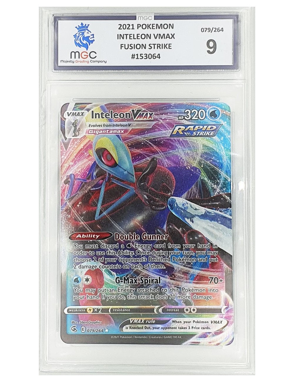 2021 Pokemon - Inteleon Vmax - Fusion Strike - 9