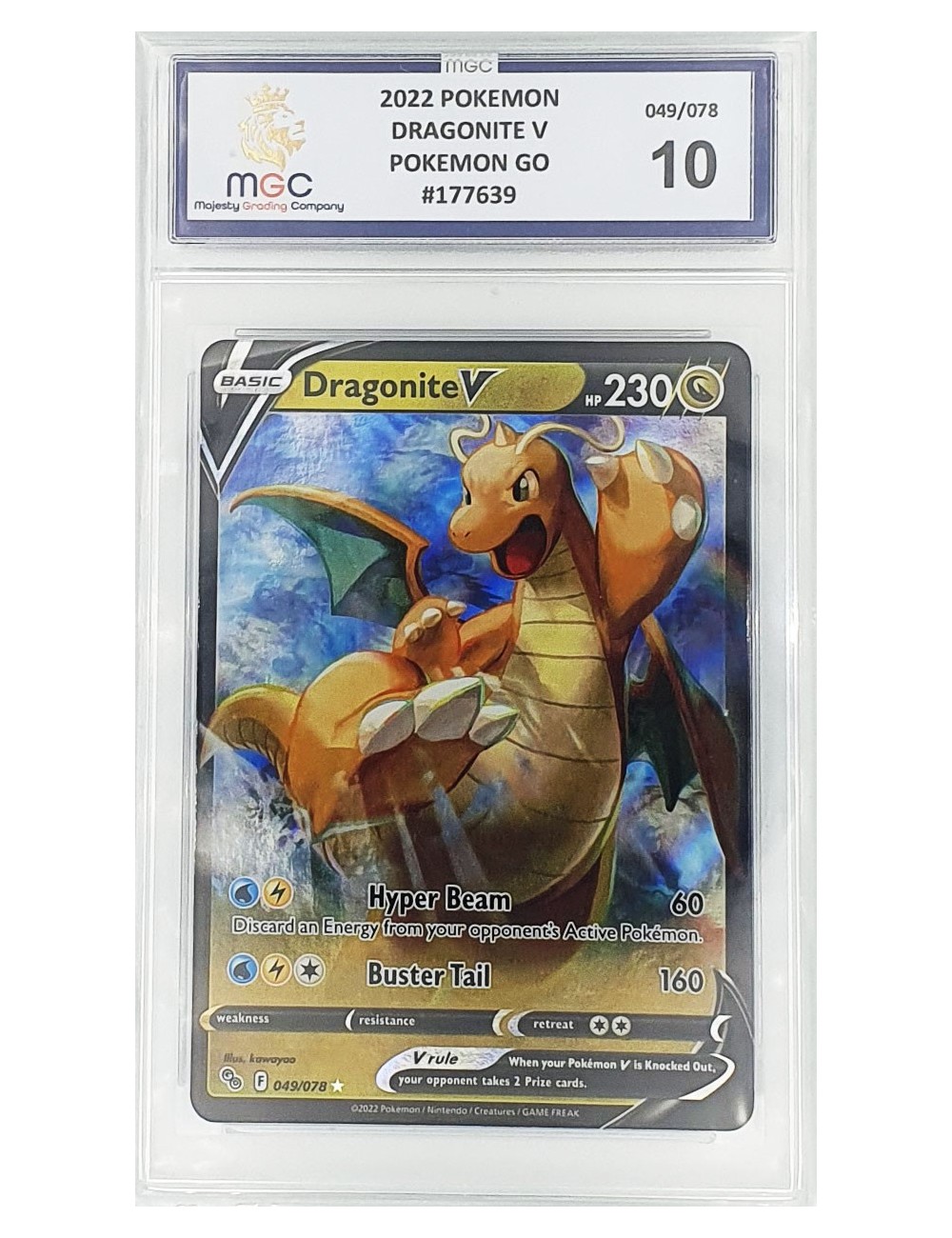 2022 Pokemon - Dragonite V - Pokemon Go - 10