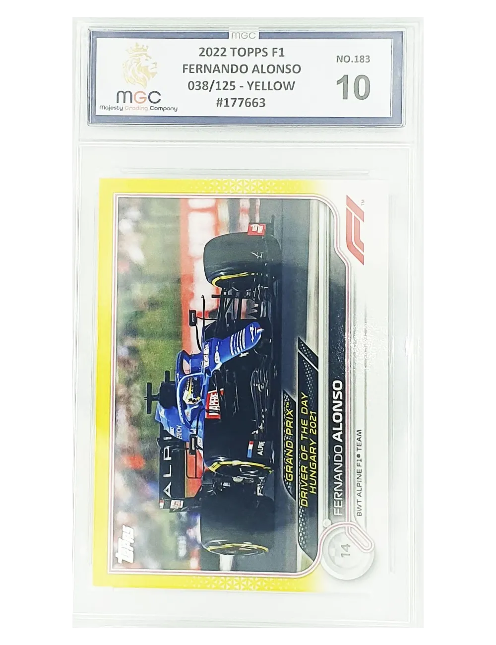 2022 F1 Topps - Fernando Alonso - 038/125… | Collectibles Ninja
