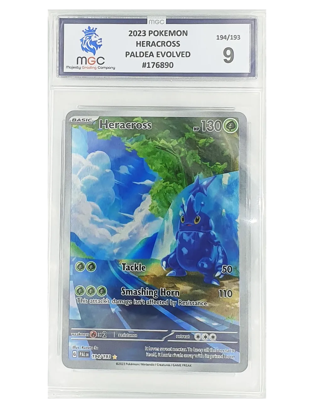 2023 Pokemon - Heracross - Paldea Evolved - 9 | Collectibles Ninja