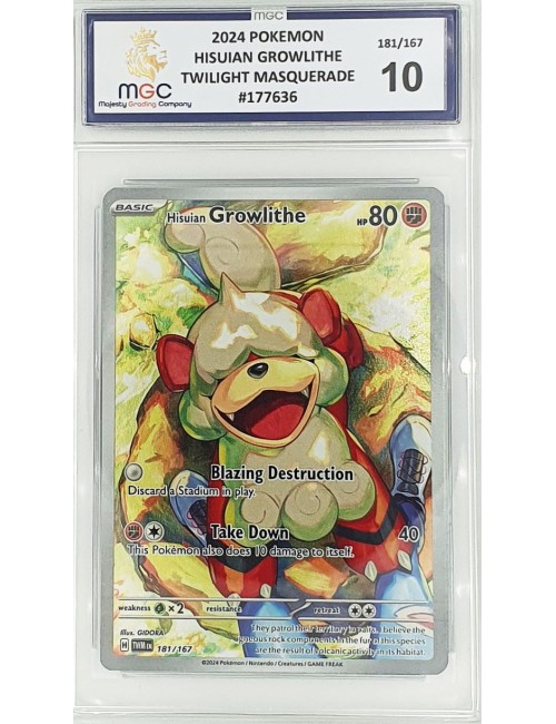2024 Pokemon - Hisuian Growlithe - Twilight Masquerade - 10