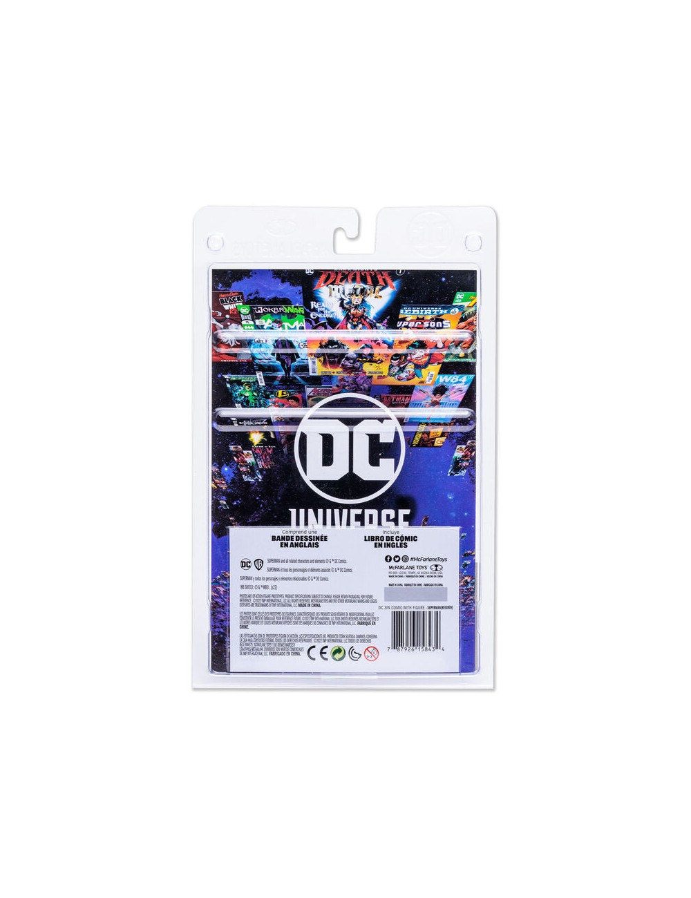 DC Comics Superman Comic Rebirth + Superman Figure 7CM