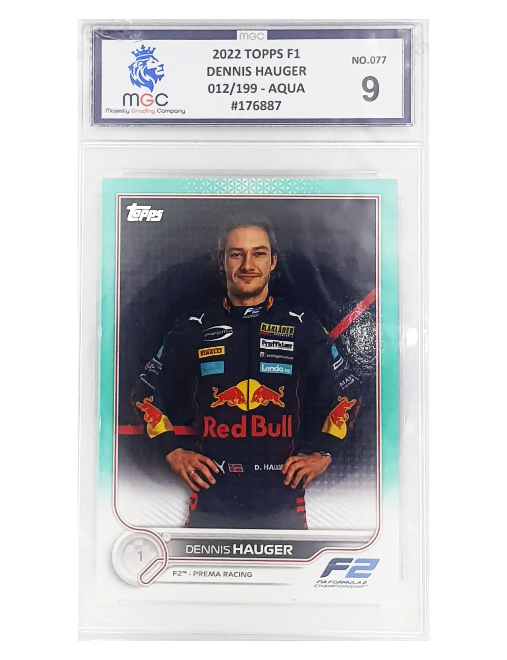 2022 F1 Topps - Dennis Hauger - 012/199 - Aqua… | Collectibles Ninja