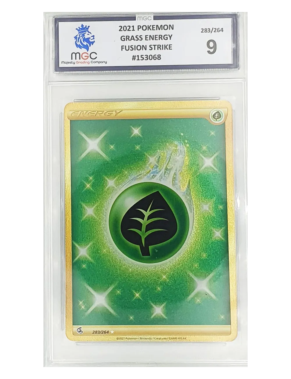 2021 Pokemon - Grass Energy - Fusion Strike - 9 | Collectibles Ninja