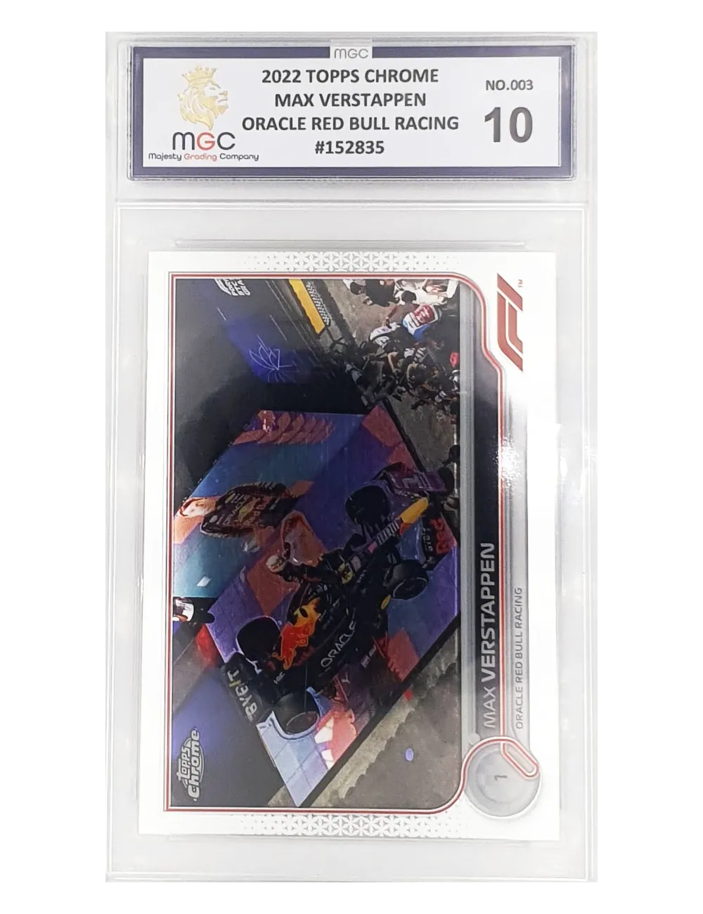 2022 F1 Topps Chrome - Max Verstappen - Oracle… | Collectibles Ninja