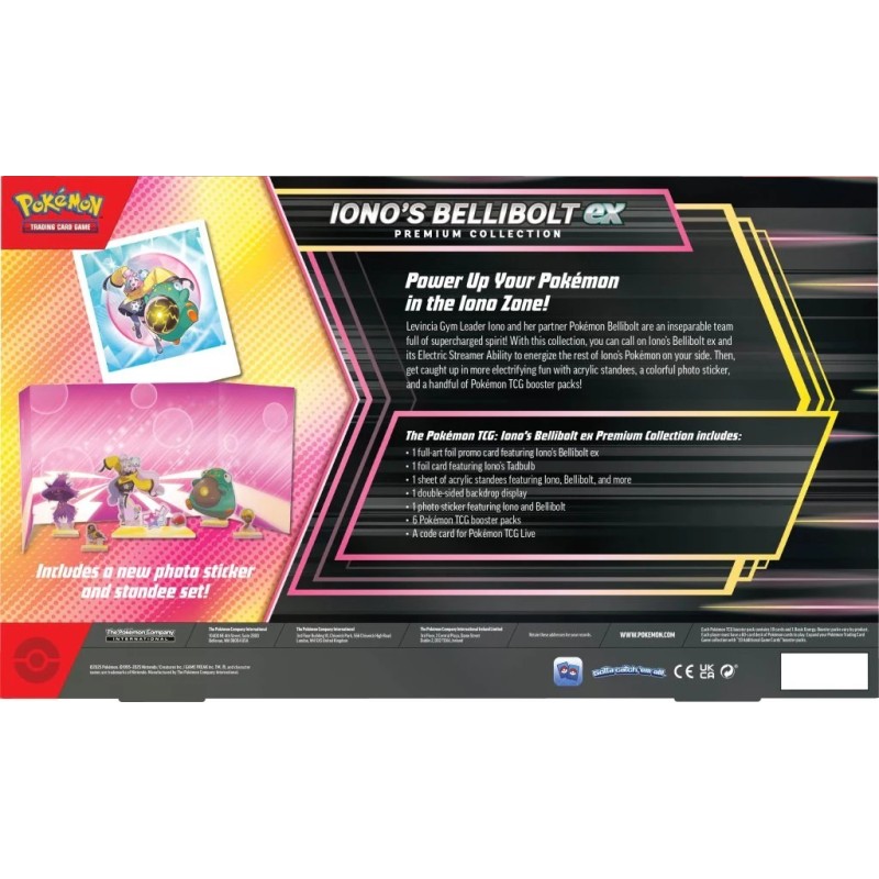 Pokemon Iono's Bellibolt Ex Premium Collection Box ENG