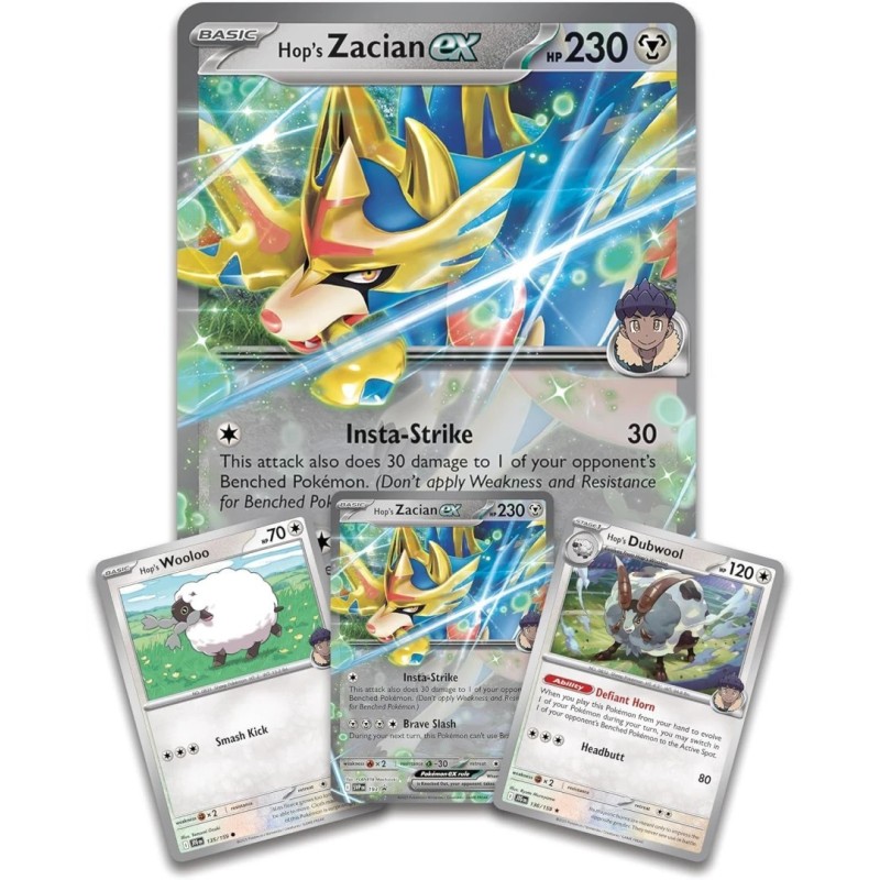 Pokemon Hop's Zacian Ex Box