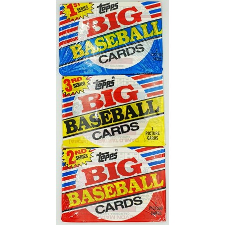 1988 USA Topps Big Baseball Cards - 1st-2nd-3rd Series - 3 Pack