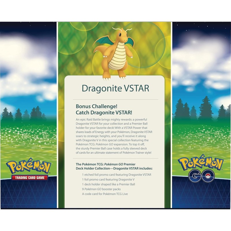 Pokemon - Dragonite VStar - Premier Deck Holder Collection - Pokemon Go ENG