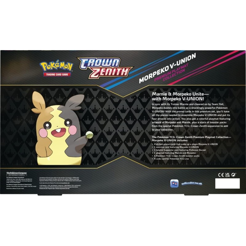 Pokemon Crown Zenith - Morpeko V Union Premium Playmat Collection ENG