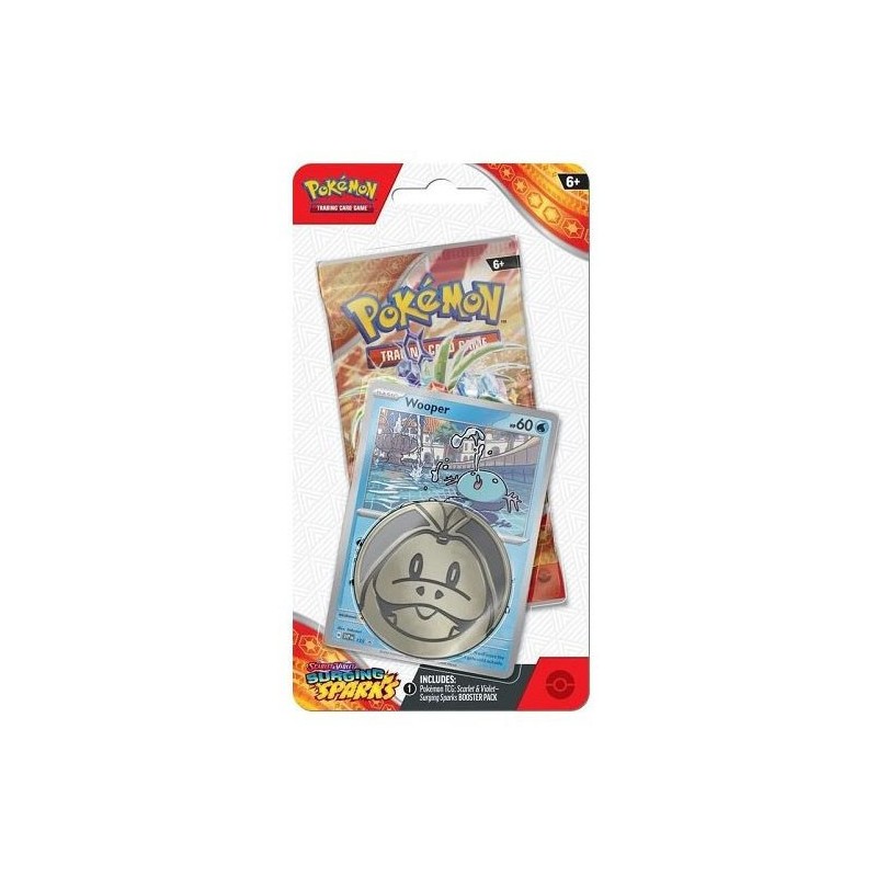 Pokemon Scarlet & Violet - Surging Sparks Checklane Blister Pack ENG