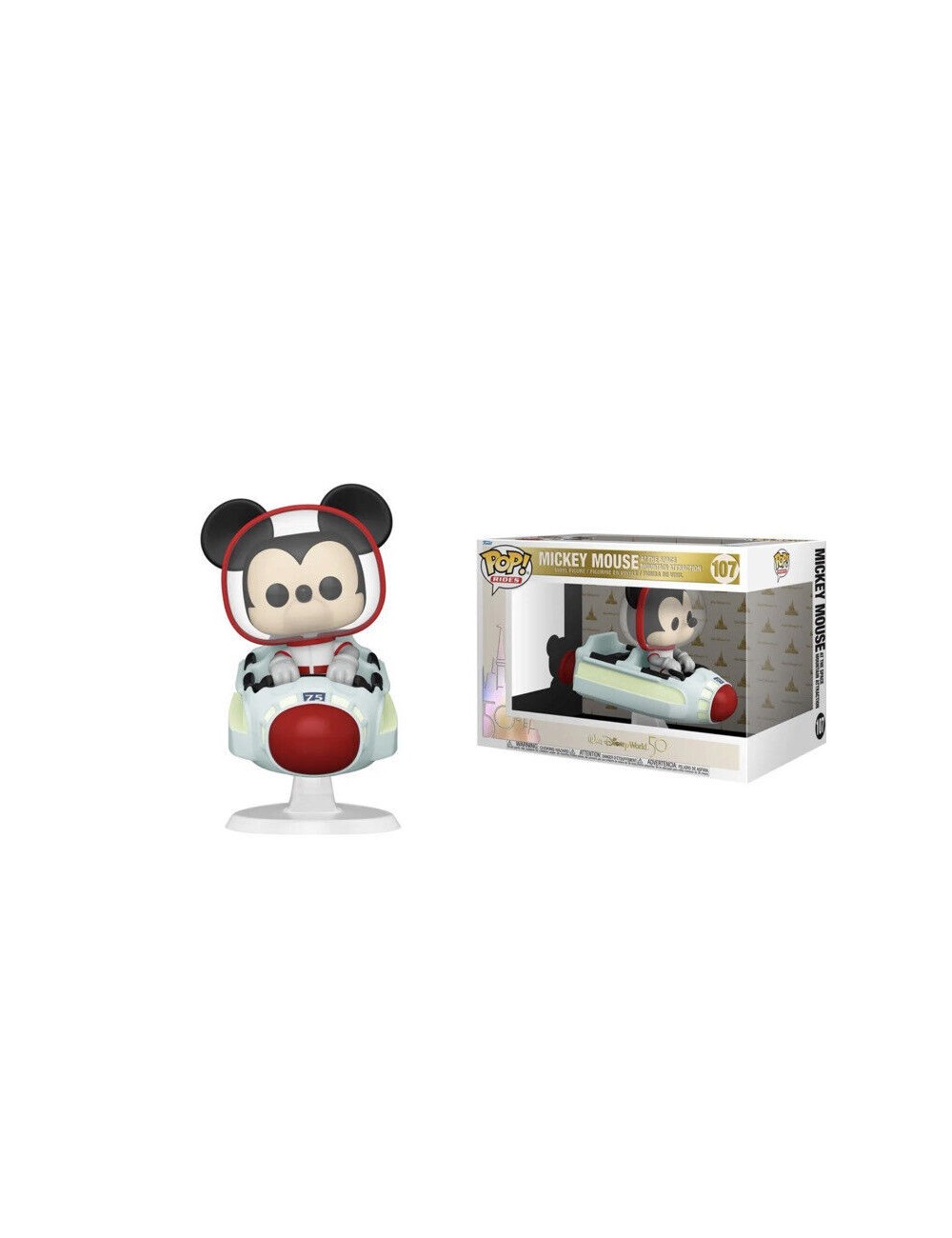 Funko Pop Disney World 50Th Mickey Mouse At The Space Mountain Attraction (107)