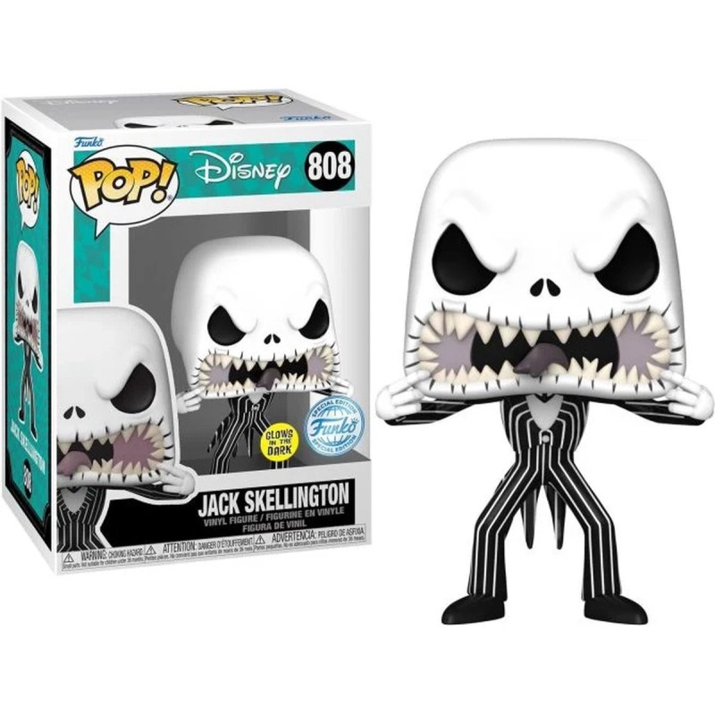 Funko POP Disney - Jack Skellington (808) Special Edition - Glows in the Dark