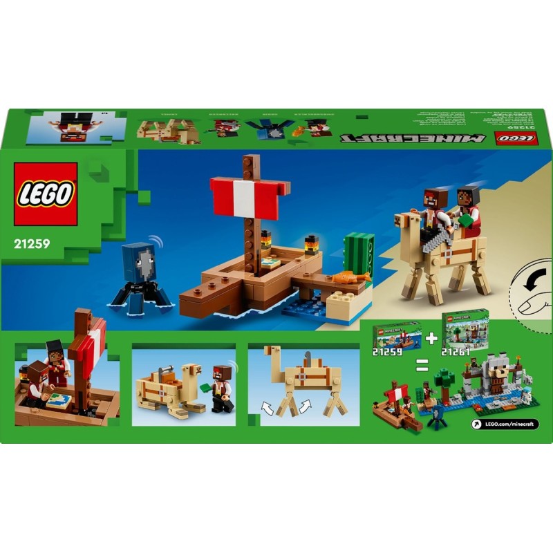 LEGO Minecraft - The Pirate Ship Voyage (21259) Released: 2024