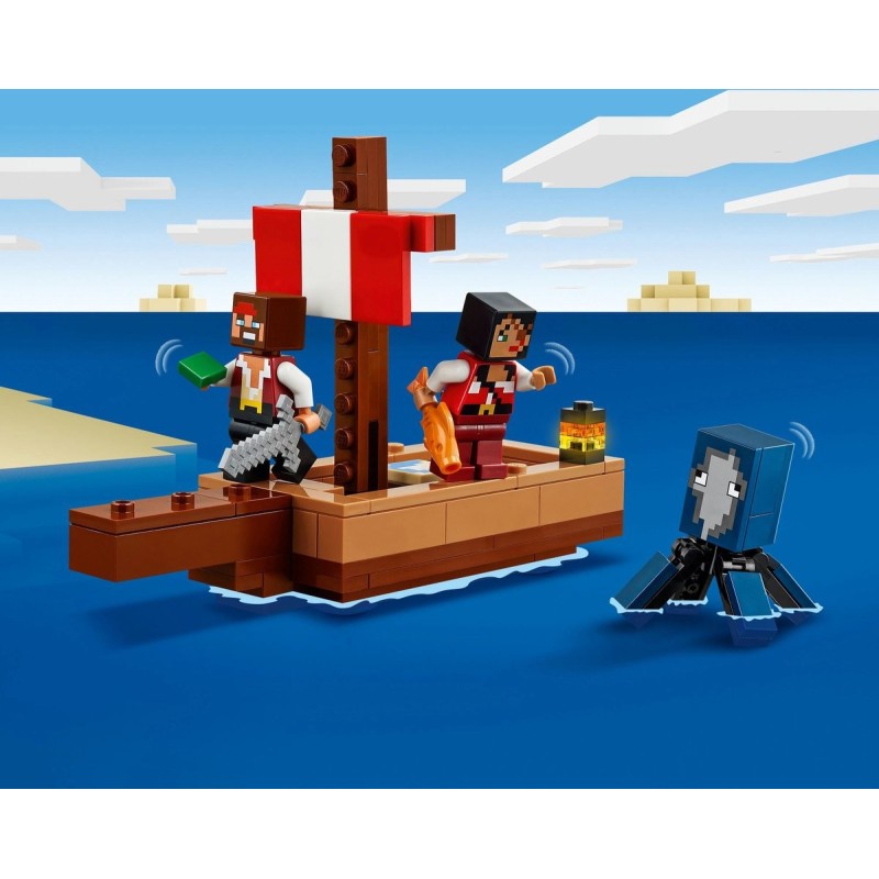 LEGO Minecraft - The Pirate Ship Voyage (21259) Released: 2024
