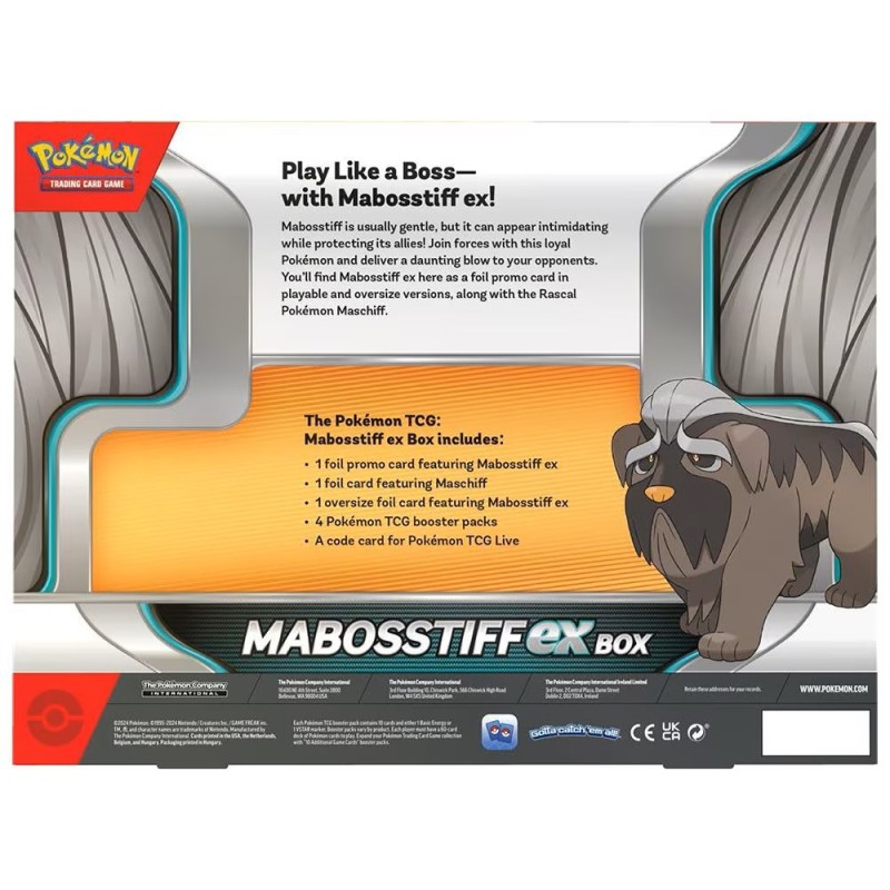 Pokemon Mabosstiff EX - Collection Box ENG