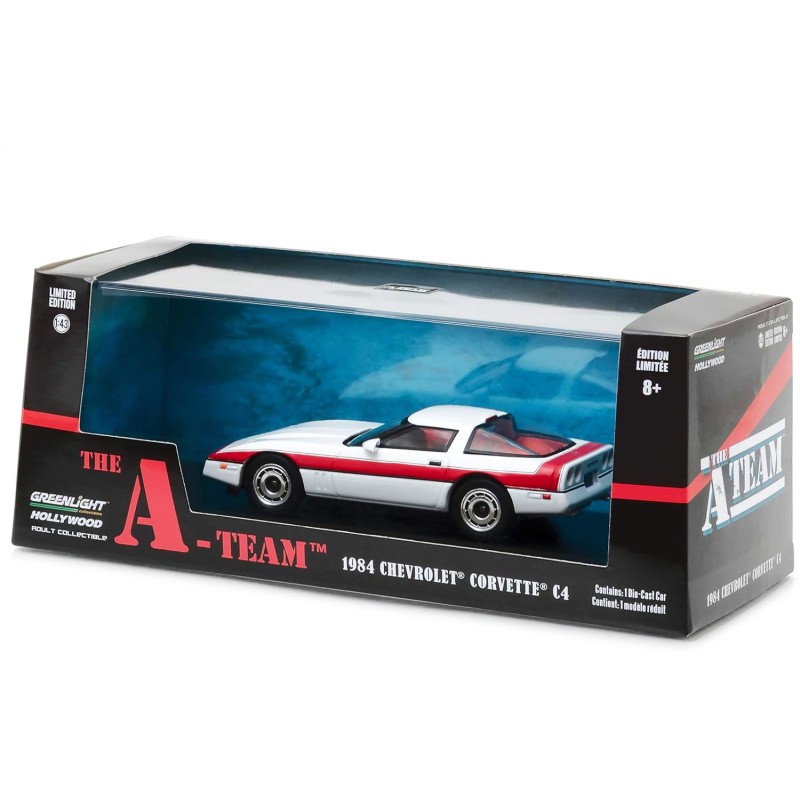The A-Team (1983-87 TV Series) - 1984 Chevrolet Corvette C4 1:43