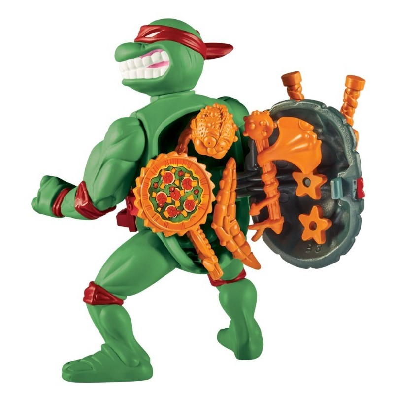 Teenage Mutant Ninja Turtles (1980's) - Raphael with Storage Shell - Retro Figure 10cm
