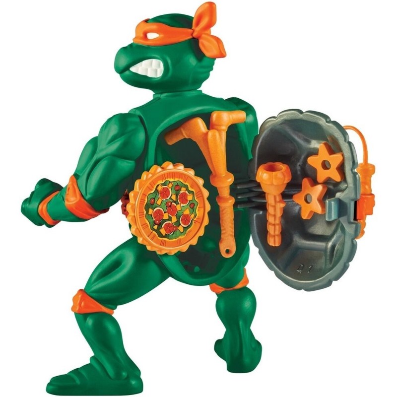 Teenage Mutant Ninja Turtles (1980's) - Michelangelo with Storage Shell - Retro Figure 10cm