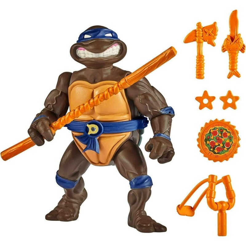 Teenage Mutant Ninja Turtles (1980's) - Donatello with Storage Shell - Retro Figure 10cm