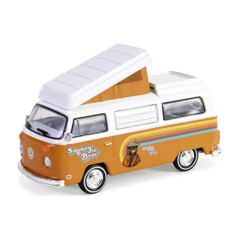Smokey Bear Series 3 - 1974 Volkswagen T2 Westfalia Campmobile 1:64