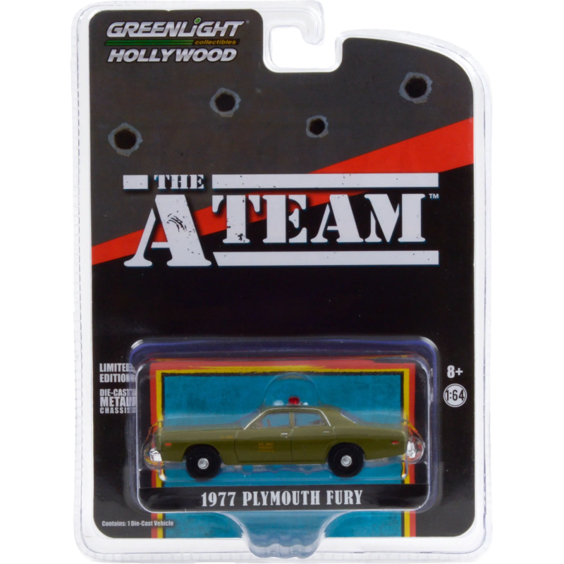 The A-Team (1983-87 TV Series) - 1977 Plymouth Fury U.S. Army Police 1:64
