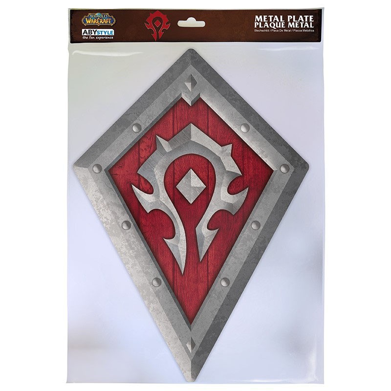 World Of Warcraft - Horde Shield Metal Plate (25x35)