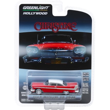 "Christine" (1983 Stephen King) - 1958 Plymouth Fury -1:64 - Limited Edition