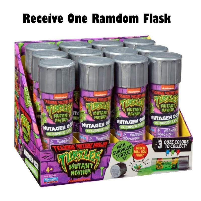 Teenage Mutant Ninja Turtles - Mutagen Ooze Cannister - With Surprise Turtle