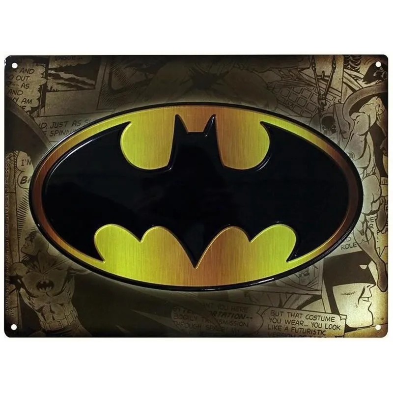 DC Comics - Batman Metal Plate (28x38) | Collectibles Ninja