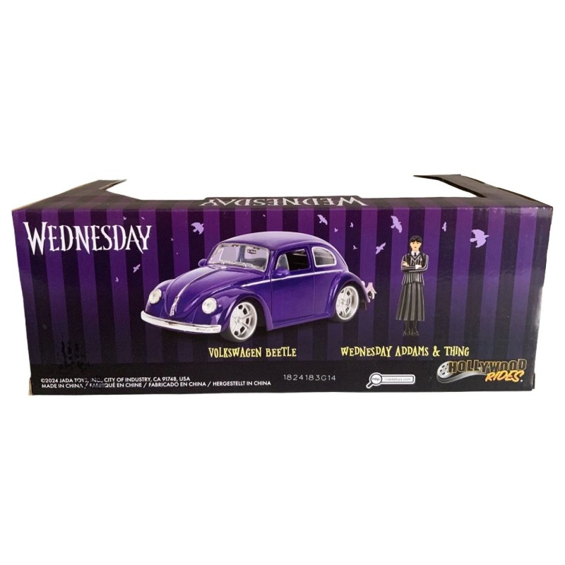 Wednesday - Volkswagen Beetle with Wednesday Addams & Thing 1:24