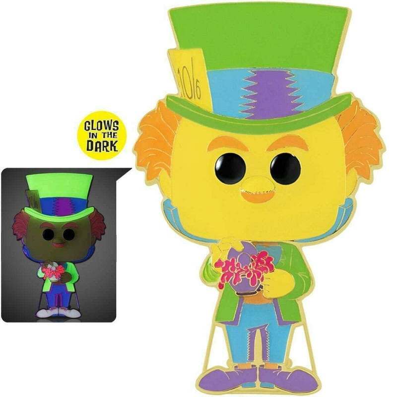 Funko POP Pin - Disney - Mad Hatter (18) Glows In The Dark