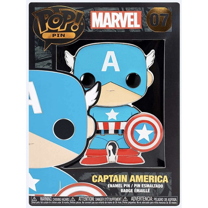 Funko POP Pin - Marvel - Captain America (07)