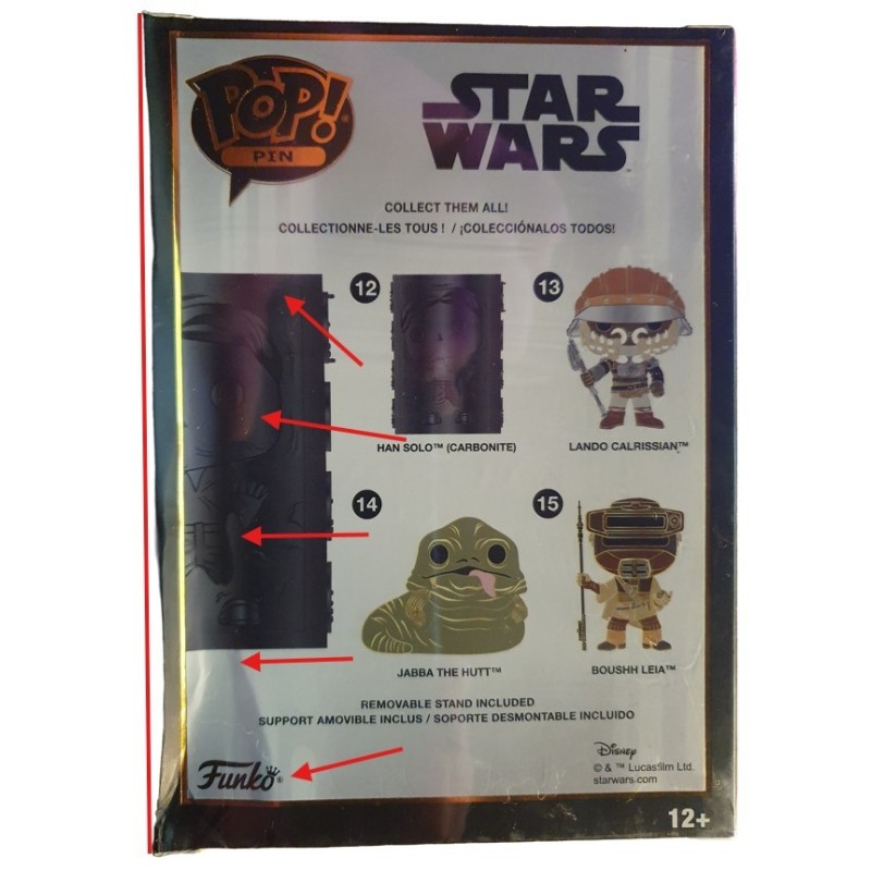 Funko POP Pin - Star Wars - Han Solo (Carbonite) (12)