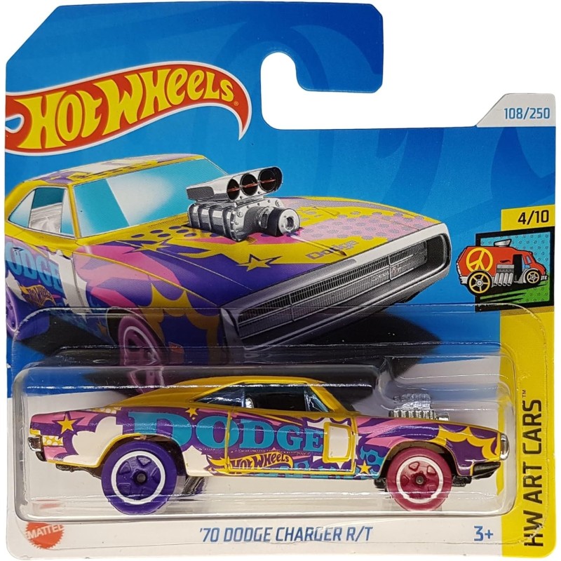 Hot Wheels - HW Art Cars - '70 Dodge Charger R/T - HTB76 - 1:64