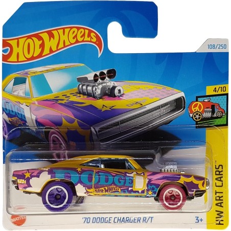 Hot Wheels - HW Art Cars - '70 Dodge Charger R/T - HTB76 - 1:64