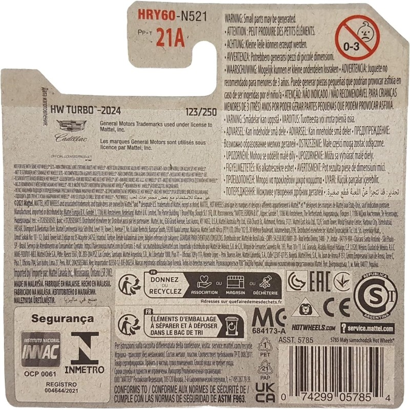 Hot Wheels - HW Turbo - Cadillac Project GTP Hypercar - HRY60 - 1:64