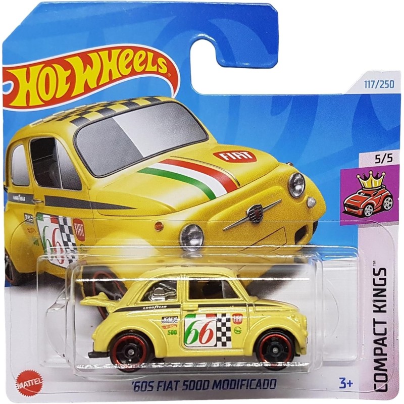 Hot Wheels - Compact Kings - '60S Fiat 500D Modificado - HTC20 - 1:64