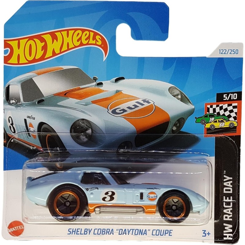 Hot Wheels - HW Race Day - Shelby Cobra "Daytona" Coupe - HTC77 - 1:64