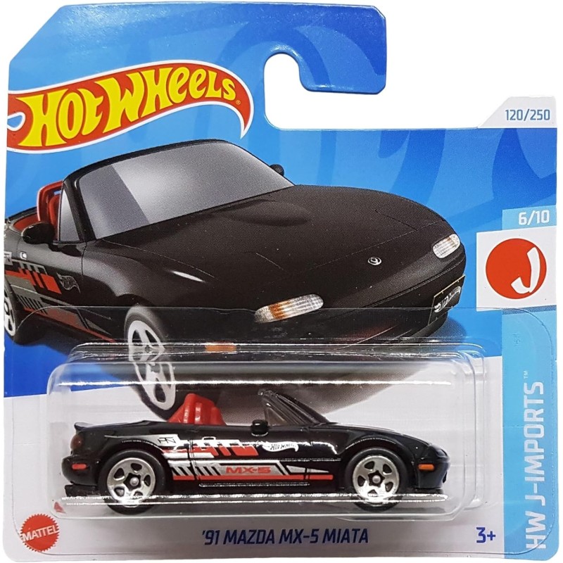 Hot Wheels - HW J-Imports - '91 Mazda MX-5 Miata - HTC47 - 1:64