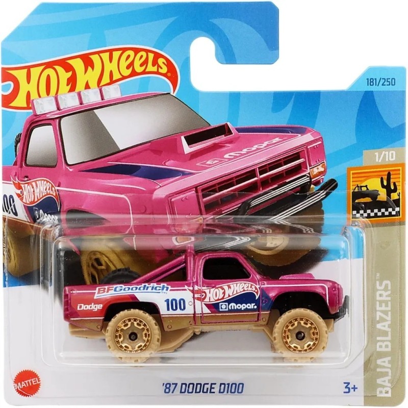 Hot Wheels - Baja Blazers - '87 Dodge D100 - HKG73 - 1:64