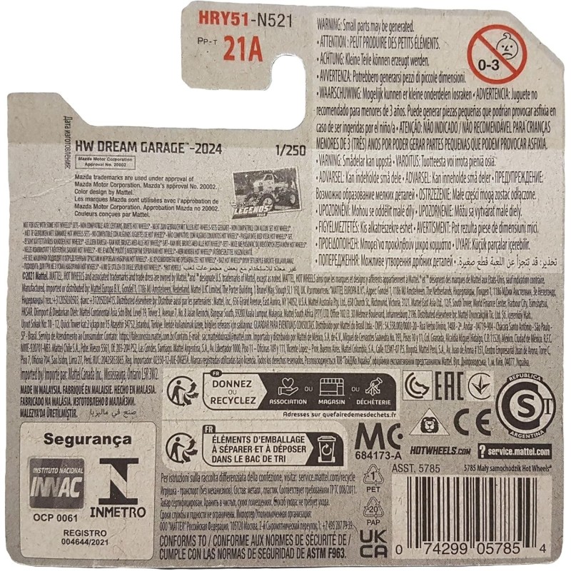 Hot Wheels - HW Dream Garage - Mazda Autozam - HRY51 - 1:64