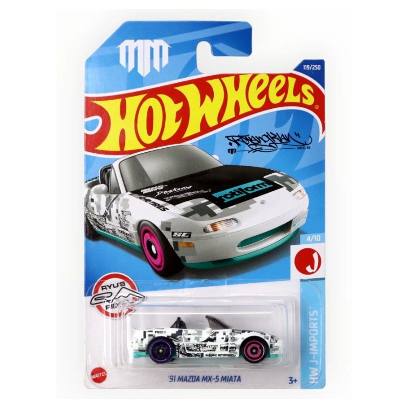 Hot Wheels - HW J-Imports - '91 Mazda MX-5 Miata - HCV77 - 1:64