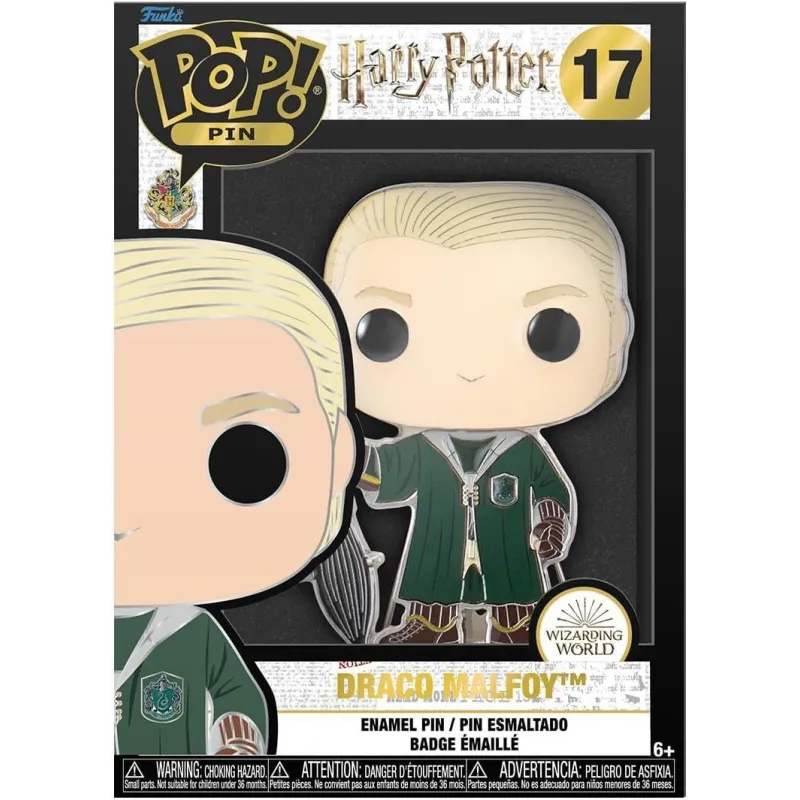 Funko POP Pin - Harry Potter - Draco Malfoy (17) | Collectibles Ninja