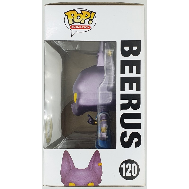 Funko POP Dragon Ball Z  Resurrection 'F' - Beerus (Metallic) (120) 2016 Comic Con Exclusive