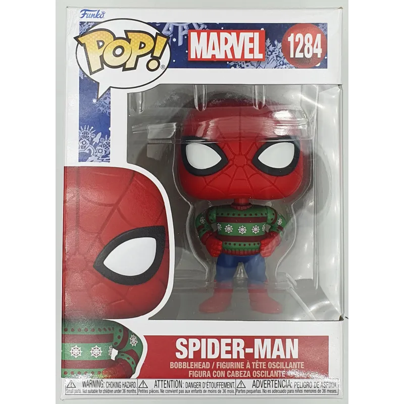 Funko POP Marvel - Holiday Spider-man (1284) | Collectibles Ninja