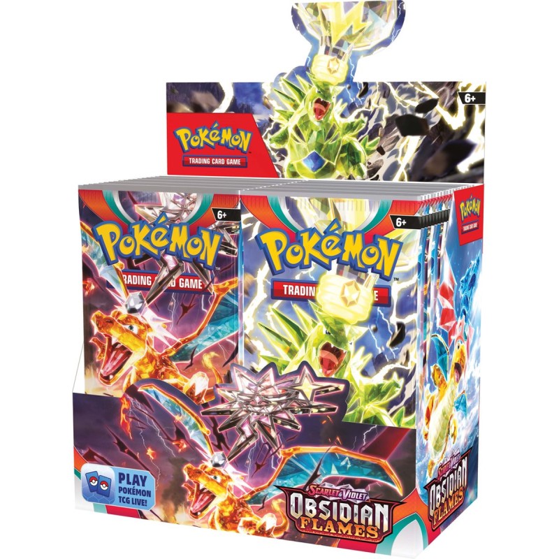 Pokemon Scarlet & Violet Obsidian Flames Booster Box SV03 ENG