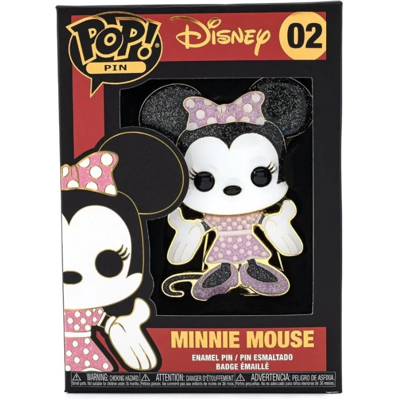 Funko POP Pin - Disney - Minnie Mouse (02) | Collectibles Ninja