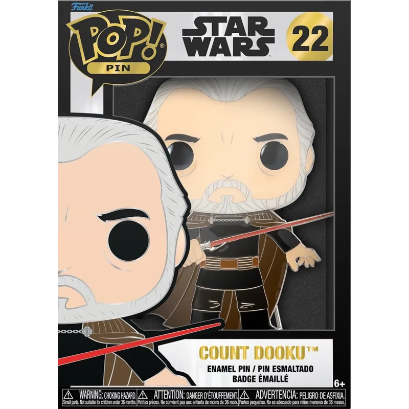 Funko POP Pin - Star Wars - Count Dooku (22) | Collectibles Ninja